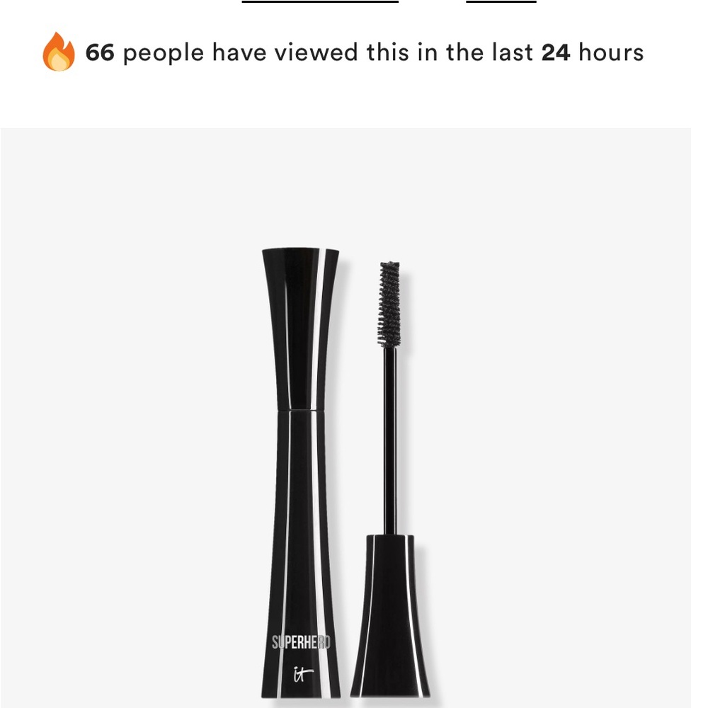IT Cosmetics Superhero Elastic Stretch Mascara in Black